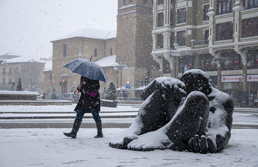 Nieve en León