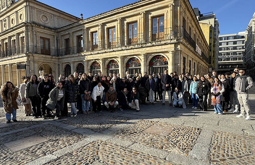 Ayuntamiento de León recepción erasmus de la ULE