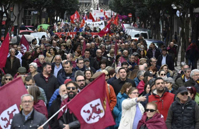 Manifestación por el futuro de León